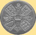 25 Pence / 5 Shilling 1960 (Rückseite)