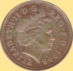 1 Penny seit 1998 (Vorderseite)