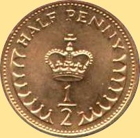 1/2 Pence ab 1982 (Rückseite)