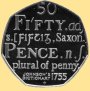 50 Pence Johnsons Wörterbuch
