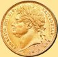 Vorderseite 1 Pound-Sovereign von 1821-1825