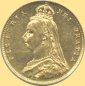 Half Sovereign 1887-1893 (Vorderseite)
